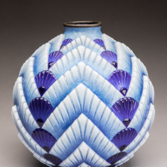 Yvonne" White-blue